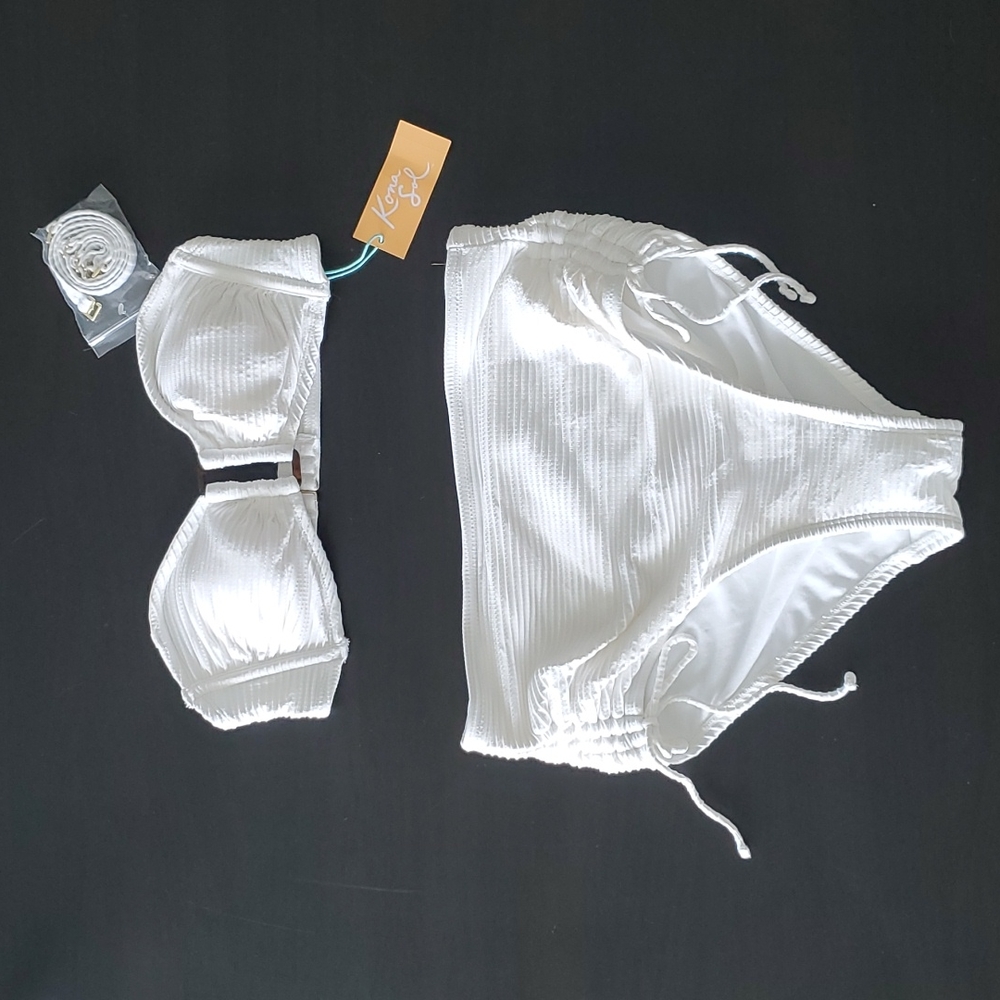 Kona Sol White Bikini Set